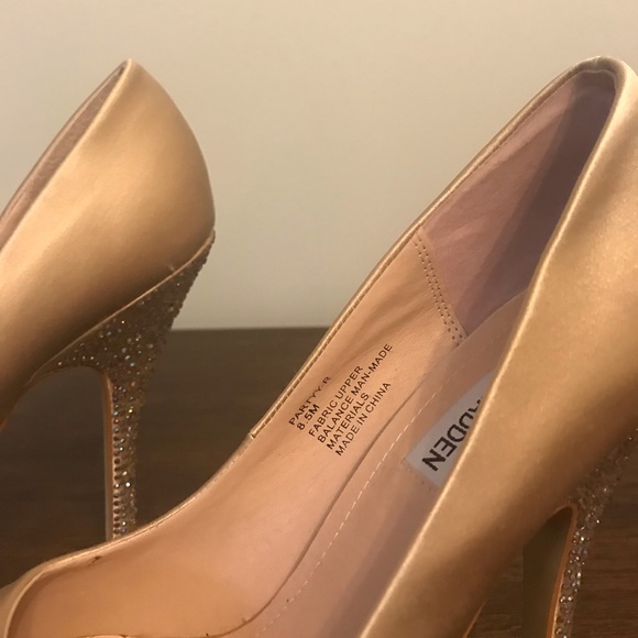 Steve Madden PARTYY-R Rhinestone Platform Heels - Picture 6 of 8